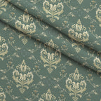 Gilded Evergreen Hearth Pattern 9 Minky Fabric — plush minky folded close-up preview (mv-minky-v1:lying)