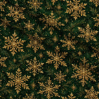 Gilded Evergreen Holiday Pattern 2 Minky Fabric — plush minky folded close-up preview (mv-minky-v1:lying)