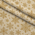 Gilded Evergreen Holiday Pattern 3 Minky Fabric — plush minky folded close-up preview (mv-minky-v1:lying)