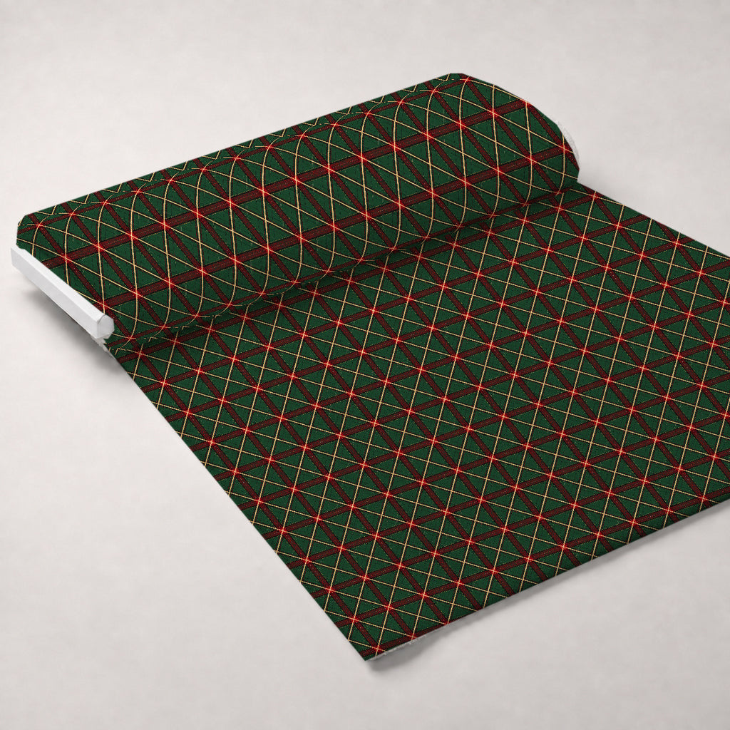 Gilded Evergreen Revelry Pattern 14 Minky Fabric — plush minky unrolled bolt preview (mv-minky-v1:bolt)