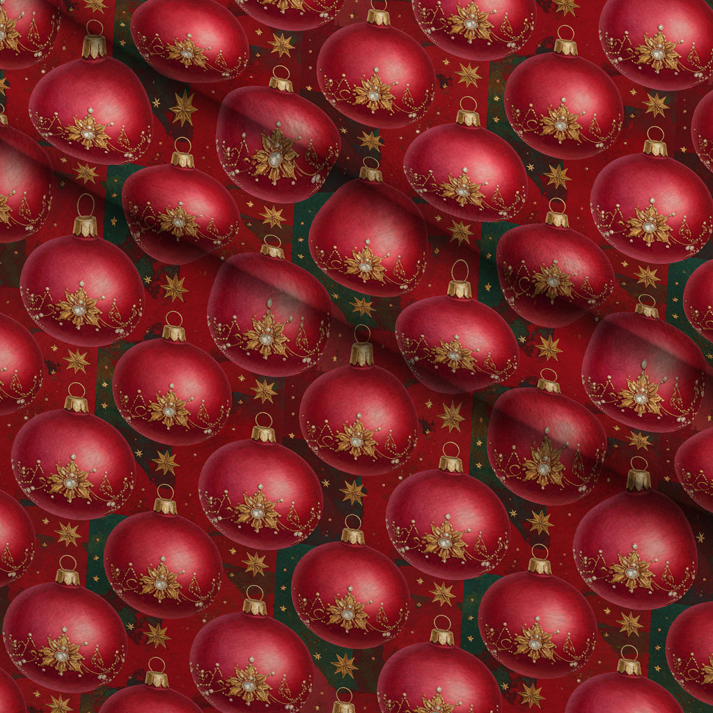 Gilded Evergreen Revelry Pattern 22 Minky Fabric — plush minky folded close-up preview (mv-minky-v1:lying)