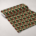 Gilded Evergreen Revelry Pattern 28 Minky Fabric — plush minky unrolled bolt preview (mv-minky-v1:bolt)