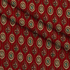 Gilded Evergreen Revelry Pattern 8 Minky Fabric — plush minky folded close-up preview (mv-minky-v1:lying)