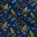 Gilded Falcons Pattern 29 Minky Fabric — plush minky folded close-up preview (mv-minky-v1:lying)