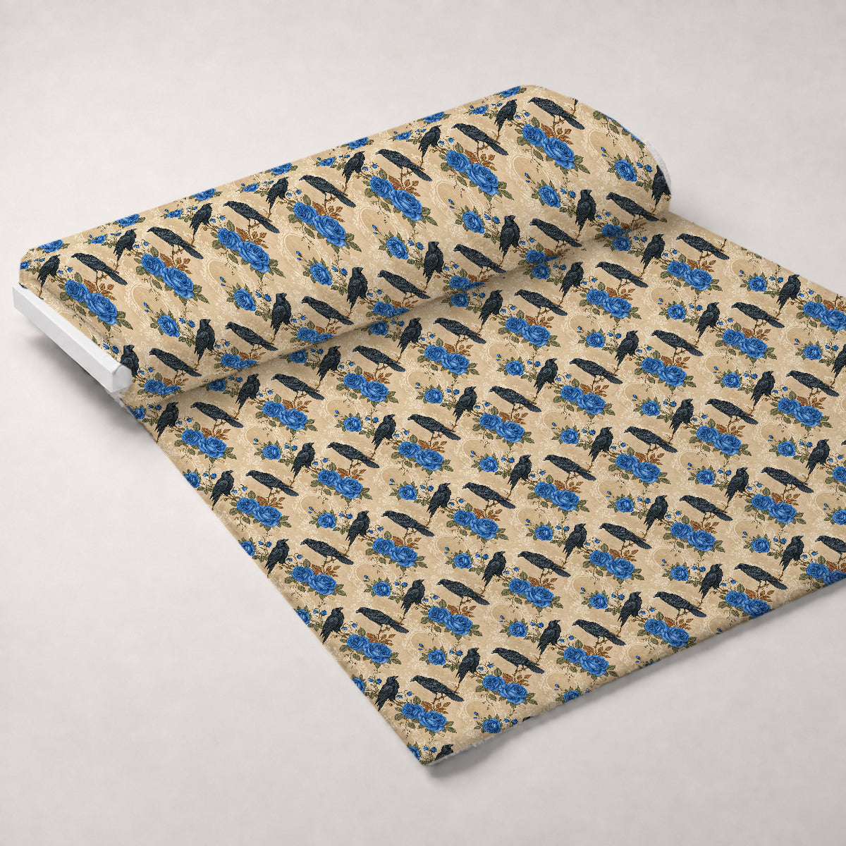 Gilded Falcons Pattern 7 Minky Fabric — plush minky unrolled bolt preview (mv-minky-v1:bolt)