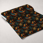 Gilded Gears Pattern 13 Minky Fabric — plush minky unrolled bolt preview (mv-minky-v1:bolt)