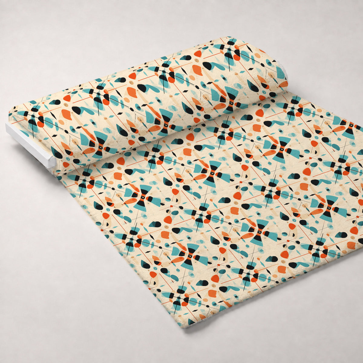 Gilded Gears Pattern 22 Minky Fabric — plush minky unrolled bolt preview (mv-minky-v1:bolt)