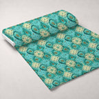 Gilded Gears Pattern 24 Minky Fabric — plush minky unrolled bolt preview (mv-minky-v1:bolt)