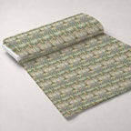Gilded Jade Blooms Pattern 100 Minky Fabric — plush minky unrolled bolt preview (mv-minky-v1:bolt)