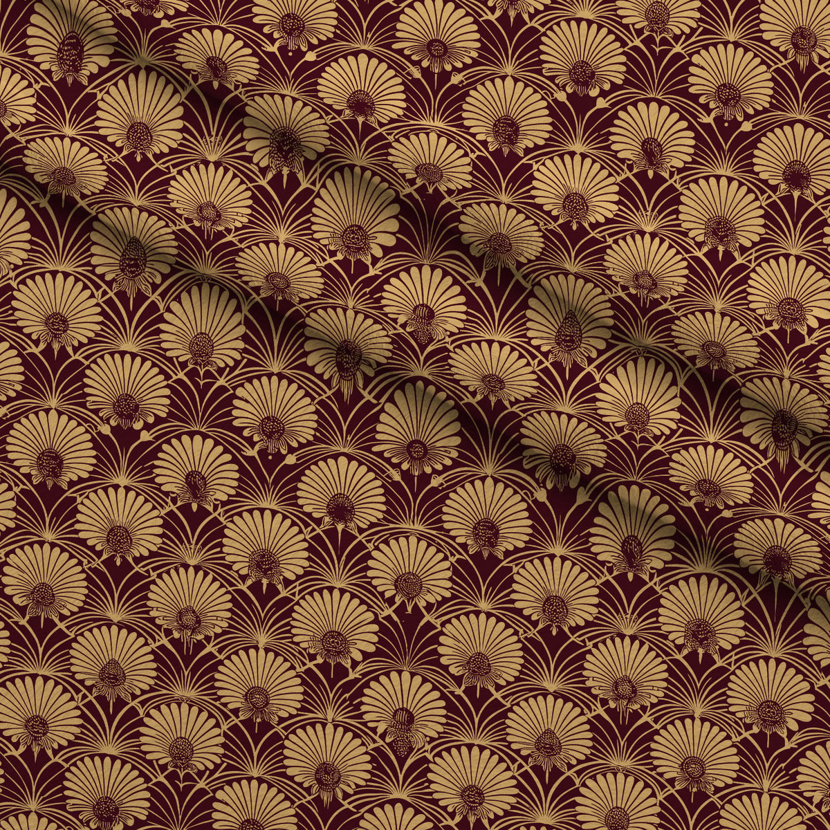 Gilded Jade Blooms Pattern 13 Minky Fabric — plush minky folded close-up preview (mv-minky-v1:lying)