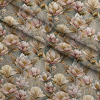 Gilded Jade Blooms Pattern 20 Minky Fabric — plush minky folded close-up preview (mv-minky-v1:lying)