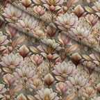 Gilded Jade Blooms Pattern 21 Minky Fabric — plush minky folded close-up preview (mv-minky-v1:lying)