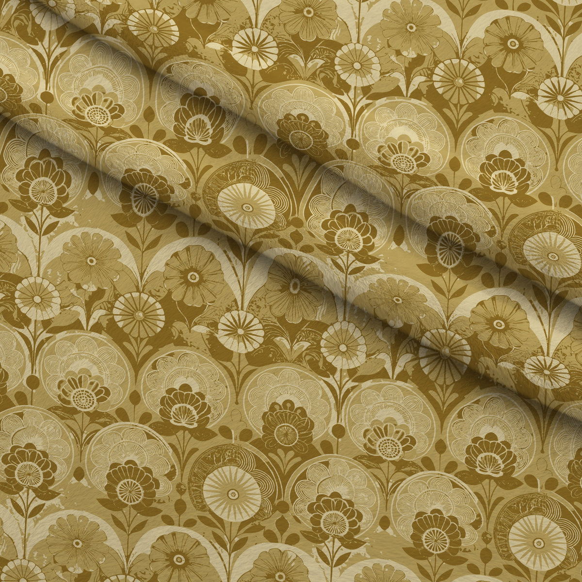 Gilded Jade Blooms Pattern 25 Minky Fabric — plush minky folded close-up preview (mv-minky-v1:lying)