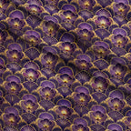 Gilded Jade Blooms Pattern 31 Minky Fabric — plush minky folded close-up preview (mv-minky-v1:lying)
