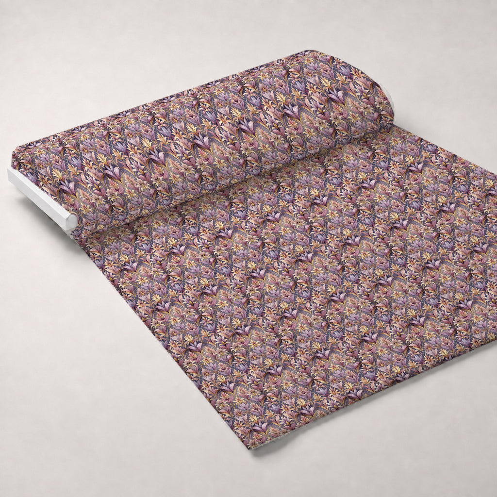 Gilded Jade Blooms Pattern 35 Minky Fabric — plush minky unrolled bolt preview (mv-minky-v1:bolt)