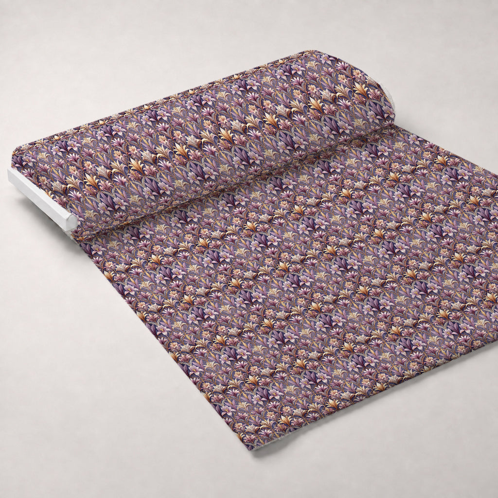 Gilded Jade Blooms Pattern 36 Minky Fabric — plush minky unrolled bolt preview (mv-minky-v1:bolt)