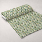 Gilded Jade Blooms Pattern 40 Minky Fabric — plush minky unrolled bolt preview (mv-minky-v1:bolt)