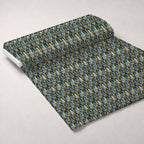 Gilded Jade Blooms Pattern 44 Minky Fabric — plush minky unrolled bolt preview (mv-minky-v1:bolt)