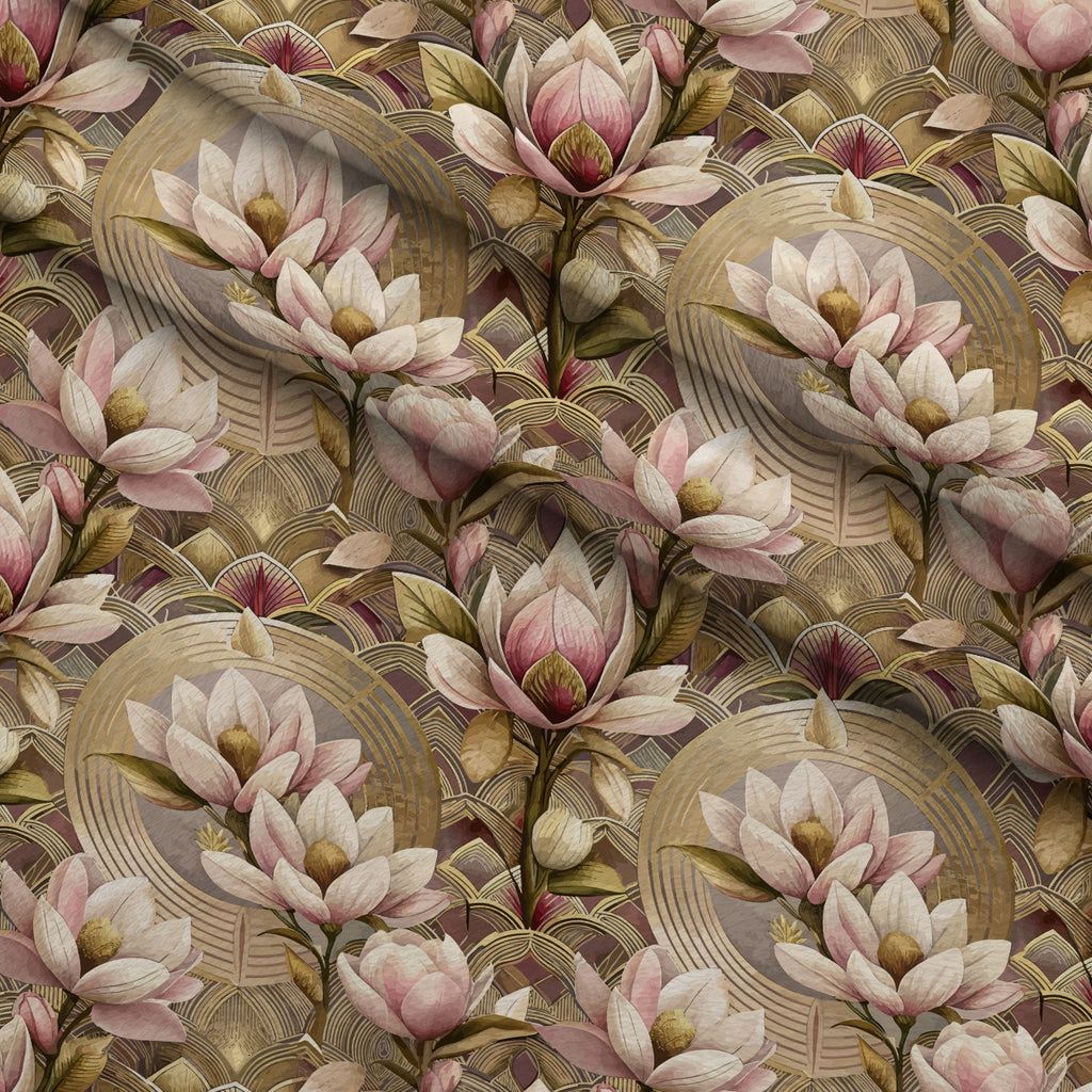 Gilded Jade Blooms Pattern 46 Minky Fabric — plush minky folded close-up preview (mv-minky-v1:lying)