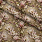 Gilded Jade Blooms Pattern 46 Minky Fabric — plush minky folded close-up preview (mv-minky-v1:lying)