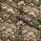 Gilded Jade Blooms Pattern 47 Minky Fabric — plush minky folded close-up preview (mv-minky-v1:lying)