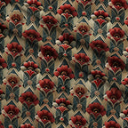 Gilded Jade Blooms Pattern 50 Minky Fabric — plush minky folded close-up preview (mv-minky-v1:lying)