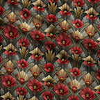 Gilded Jade Blooms Pattern 51 Minky Fabric — plush minky folded close-up preview (mv-minky-v1:lying)