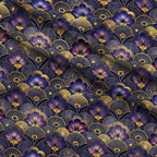 Gilded Jade Blooms Pattern 53 Minky Fabric — plush minky folded close-up preview (mv-minky-v1:lying)