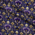 Gilded Jade Blooms Pattern 55 Minky Fabric — plush minky folded close-up preview (mv-minky-v1:lying)