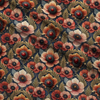 Gilded Jade Blooms Pattern 57 Minky Fabric — plush minky folded close-up preview (mv-minky-v1:lying)