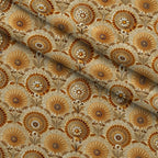 Gilded Jade Blooms Pattern 66 Minky Fabric — plush minky folded close-up preview (mv-minky-v1:lying)