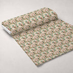 Gilded Jade Blooms Pattern 68 Minky Fabric — plush minky unrolled bolt preview (mv-minky-v1:bolt)