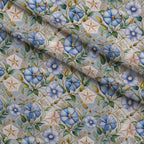 Gilded Jade Blooms Pattern 69 Minky Fabric — plush minky folded close-up preview (mv-minky-v1:lying)