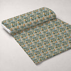 Gilded Jade Blooms Pattern 80 Minky Fabric — plush minky unrolled bolt preview (mv-minky-v1:bolt)
