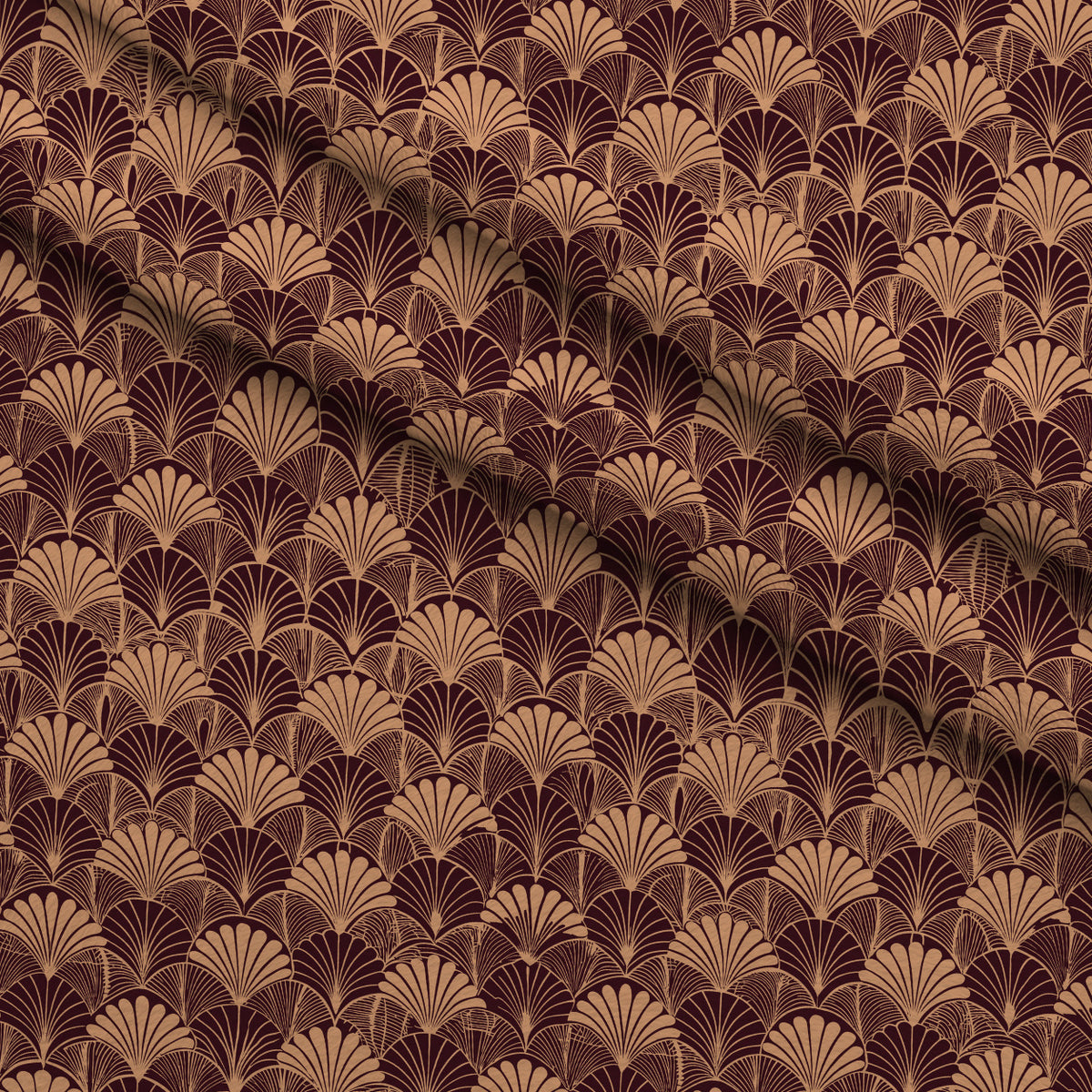 Gilded Jade Blooms Pattern 84 Minky Fabric — plush minky folded close-up preview (mv-minky-v1:lying)