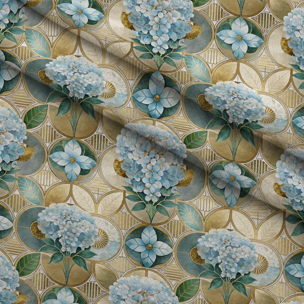 Gilded Jade Blooms Pattern 87 Minky Fabric — plush minky folded close-up preview (mv-minky-v1:lying)