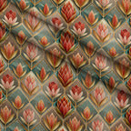 Gilded Jade Blooms Pattern 95 Minky Fabric — plush minky folded close-up preview (mv-minky-v1:lying)