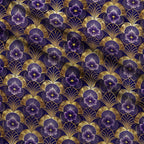 Gilded Jade Blooms Pattern 97 Minky Fabric — plush minky folded close-up preview (mv-minky-v1:lying)
