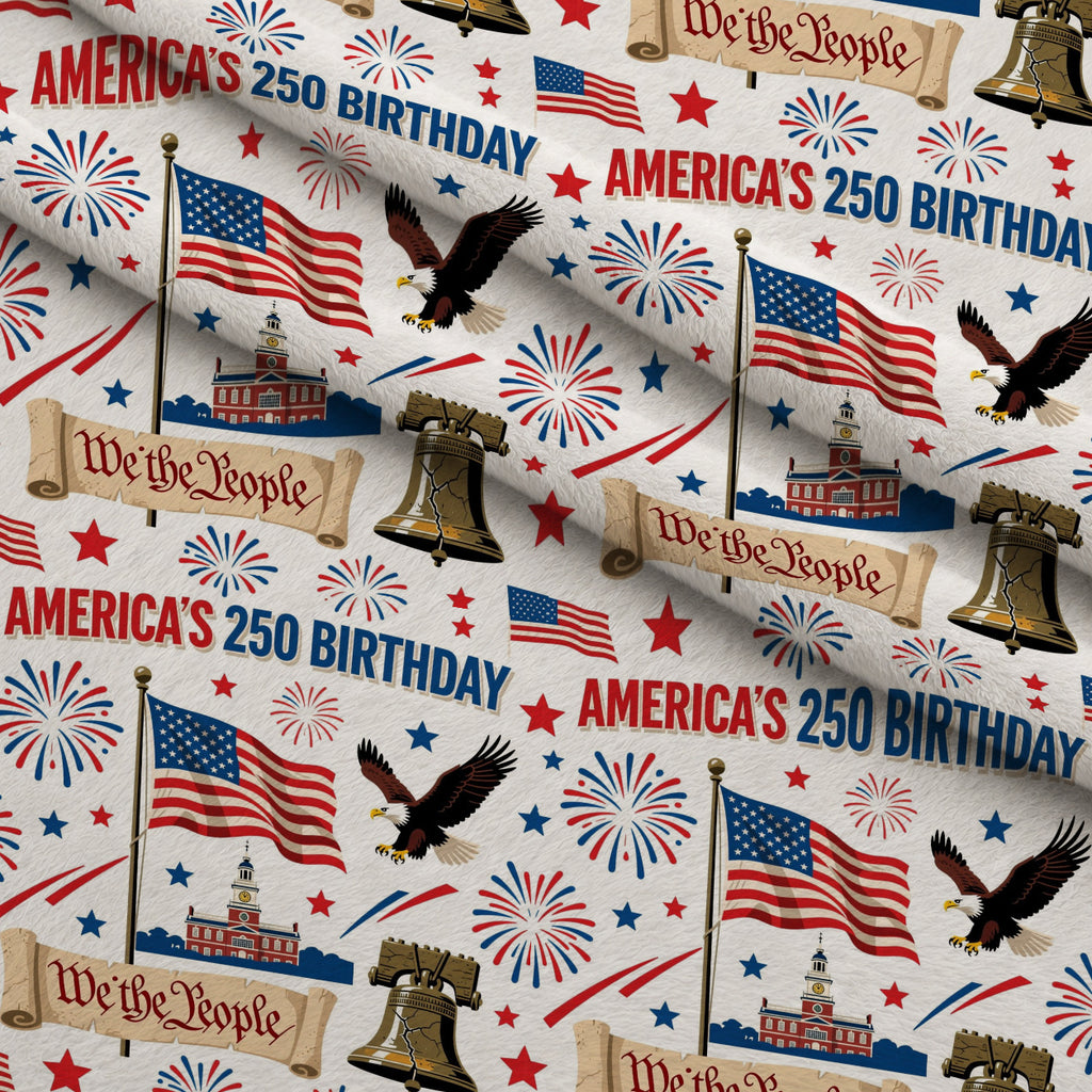 Gilded Liberty Pattern 11 Minky Fabric — plush minky folded close-up preview (mv-minky-v1:lying)