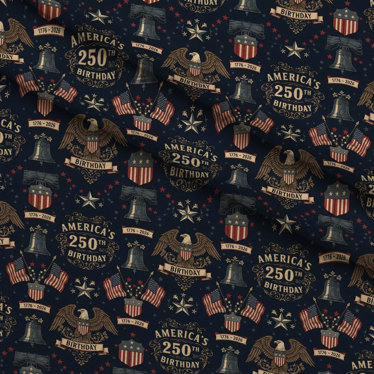 Gilded Liberty Pattern 21 Minky Fabric — plush minky folded close-up preview (mv-minky-v1:lying)
