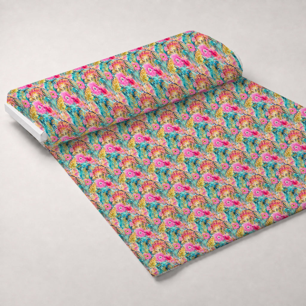 Gilded Menagerie Pattern 13 Minky Fabric — plush minky unrolled bolt preview (mv-minky-v1:bolt)