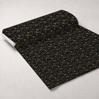 Gilded Midnight Garden Pattern 1 Minky Fabric — plush minky unrolled bolt preview (mv-minky-v1:bolt)