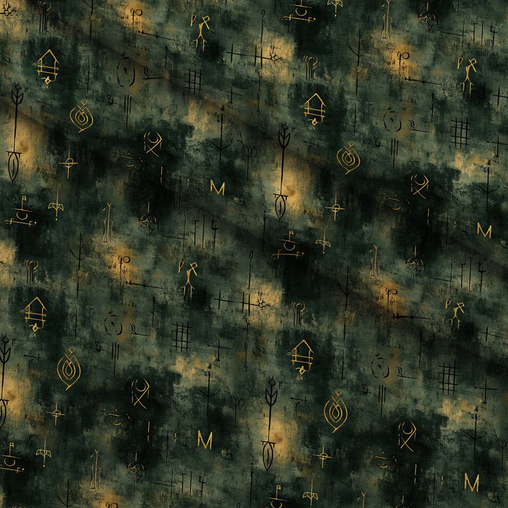 Gilded Midnight Garden Pattern 10 Minky Fabric — plush minky folded close-up preview (mv-minky-v1:lying)