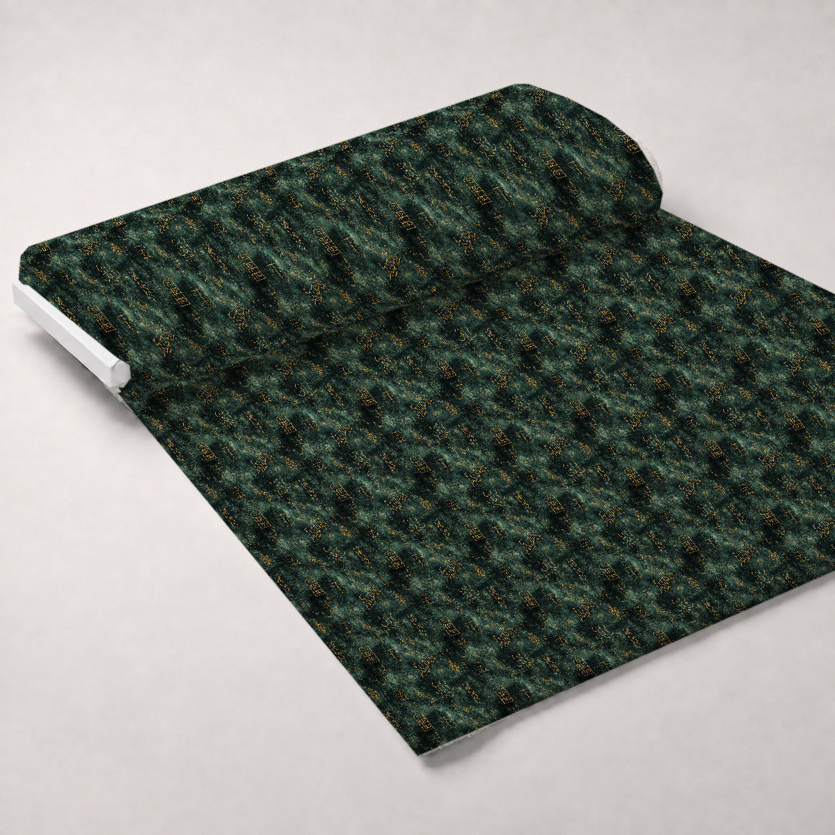 Gilded Midnight Garden Pattern 11 Minky Fabric — plush minky unrolled bolt preview (mv-minky-v1:bolt)
