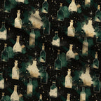 Gilded Midnight Garden Pattern 14 Minky Fabric — plush minky folded close-up preview (mv-minky-v1:lying)