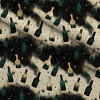 Gilded Midnight Garden Pattern 15 Minky Fabric — plush minky folded close-up preview (mv-minky-v1:lying)