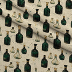 Gilded Midnight Garden Pattern 19 Minky Fabric — plush minky folded close-up preview (mv-minky-v1:lying)