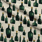 Gilded Midnight Garden Pattern 20 Minky Fabric — plush minky folded close-up preview (mv-minky-v1:lying)