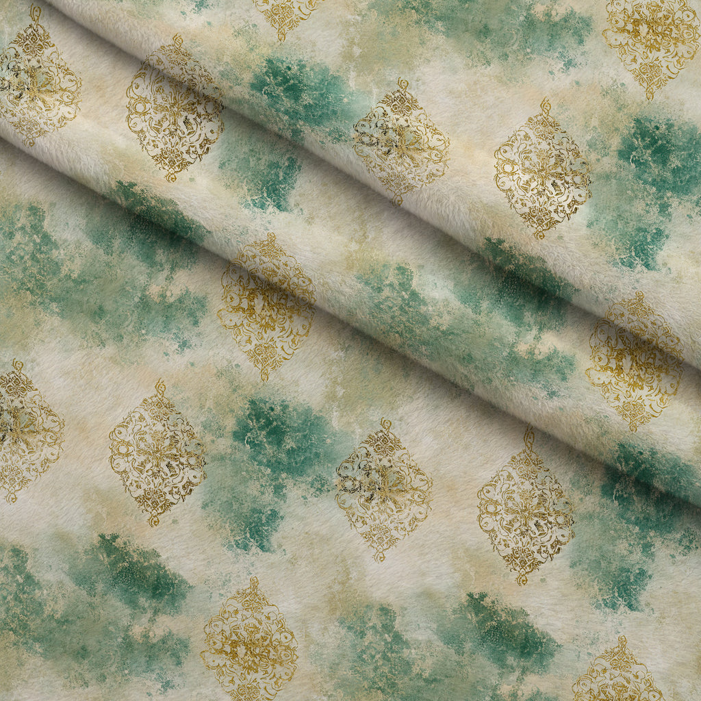 Gilded Midnight Garden Pattern 26 Minky Fabric — plush minky folded close-up preview (mv-minky-v1:lying)