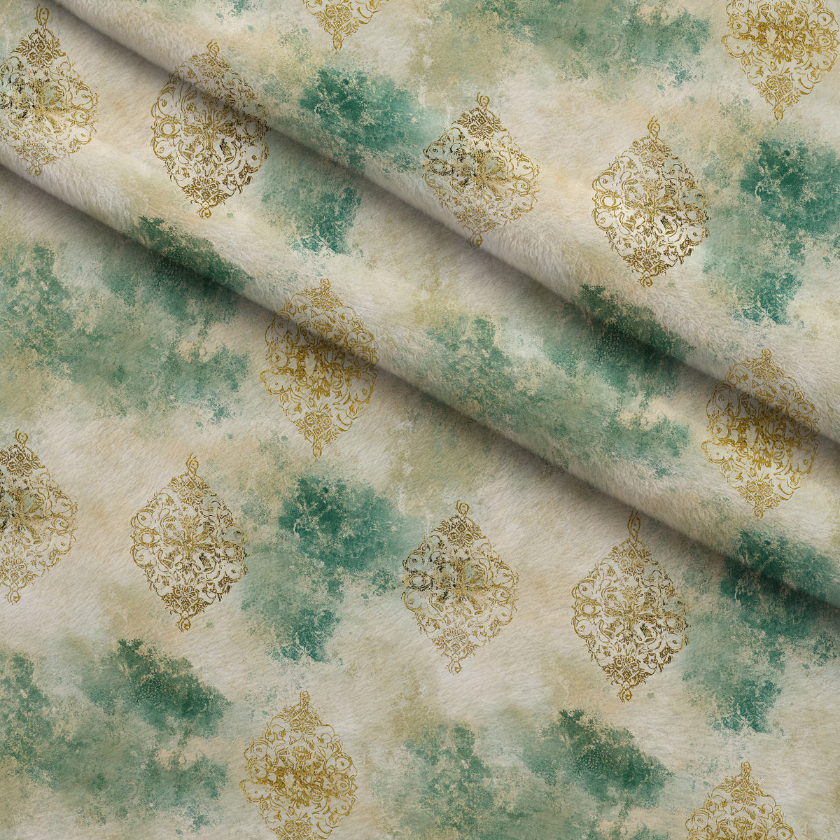 Gilded Midnight Garden Pattern 26 Minky Fabric — plush minky folded close-up preview (mv-minky-v1:lying)